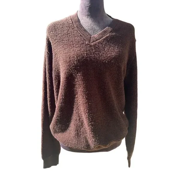 Vintage 70s 80s McGregor Fleece Sweater Sz L - Picture 1 of 9